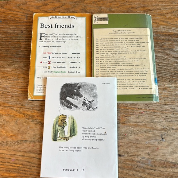 3 Vintage Frog and Toad Reader Books by Arnold Lobel - Picture 15 of 15